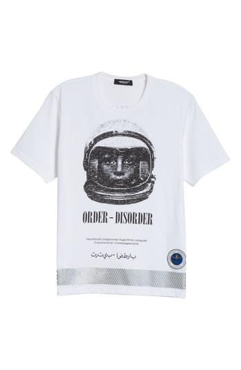 Women's Undercover Reflector Hem Spaceman Tee - White