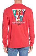 Men's Vineyard Vines Coastal Burgees Long Sleeve Pocket T-shirt