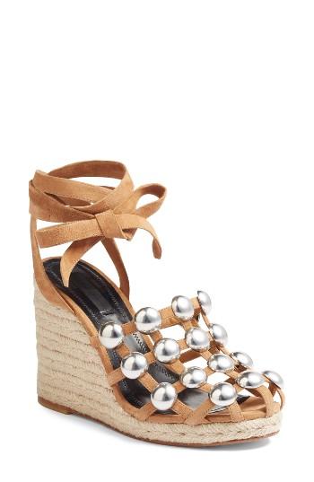 Women's Alexander Wang Taylor Stud Wedge Sandal