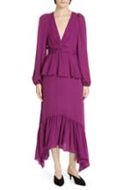 Women's A.l.c. Stanwyck Ruffle Silk Dress