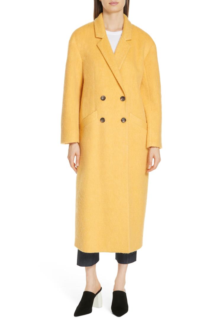Women's Cinq A Sept Maya Long Double-breasted Coat