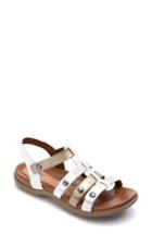 Women's Rockport Cobb Hill Rubey T-strap Sandal W - White