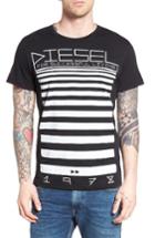 Men's Diesel T-diego-od Graphic T-shirt - Black