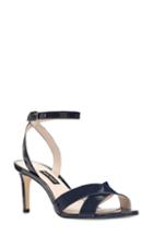 Women's Nine West Apryle Ankle Strap Sandal .5 M - Metallic