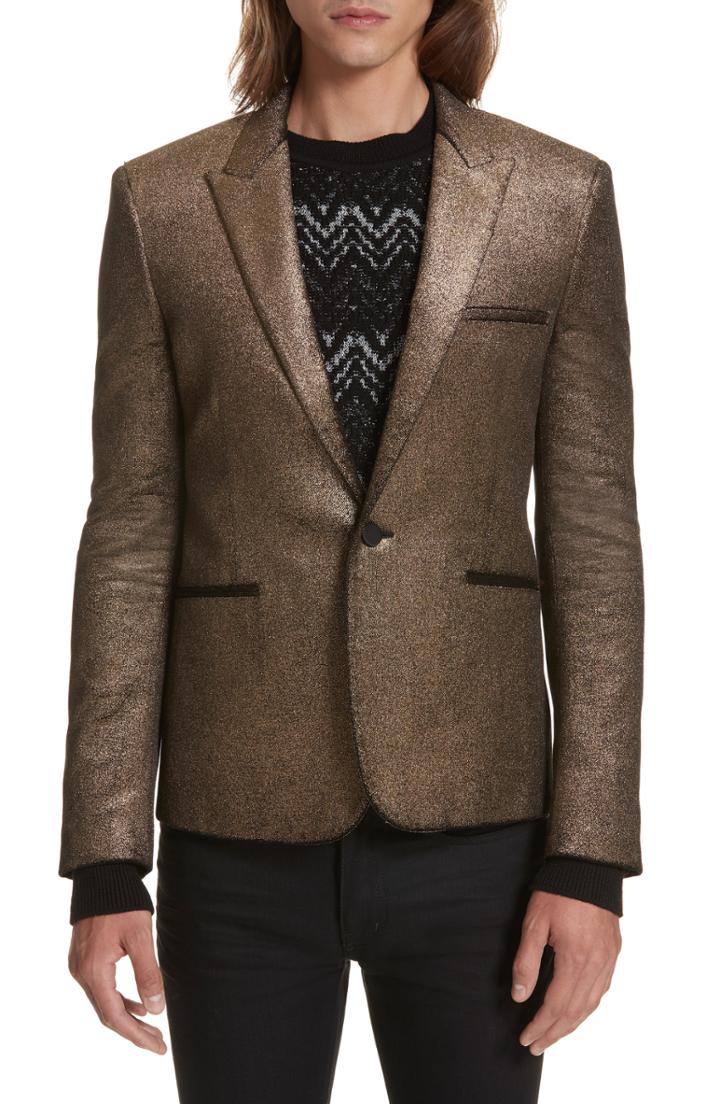 Men's Saint Laurent Velour Sport Coat