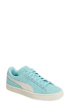 Women's Puma Suede Classic Embossed Sneaker M - Blue
