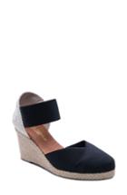 Women's Andre Assous Anouka Espadrille Wedge M - Black