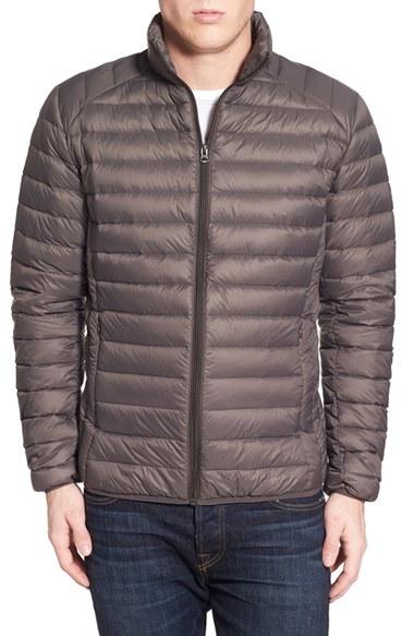 Men's Schott Nyc Quilted Down Jacket - Blue