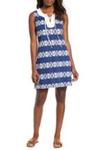 Women's Tommy Bahama Bungalow Geo Stripe Shift Dress - Blue