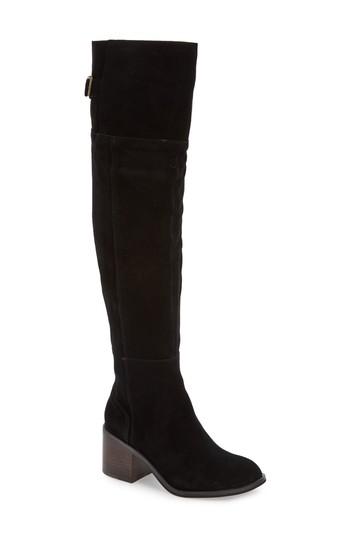 Women's Sole Society Devlin Over The Knee Boot .5 M - Black