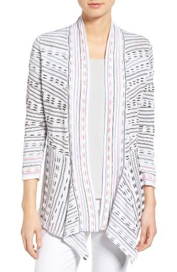 Women's Nic+zoe Maze Meadows Stripe Cardigan