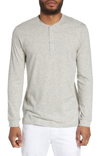 Men's Slate & Stone Slim Long Sleeve Henley - Grey