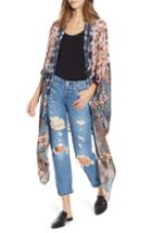Women's Free People Little Wing Kimono, Size - White
