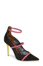 Women's Malon Souliers X Emanuel Ungaro Robyn Polka Dot Ankle Strap Pump Us / 36.5eu - Black