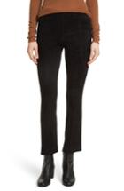 Women's Vince Stretch Suede Crop Flare Pants