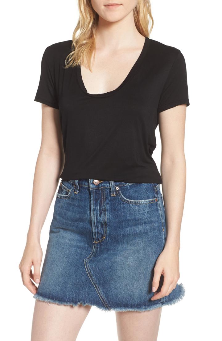 Women's Splendid Deep U-neck Tee
