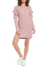 Women's Everly Ruffle Sleeve Knit Dress - Pink