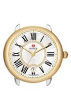 Women's Michele Serein 16 Diamond Dial Two-tone Round Watch Head, 34mm X 36mm