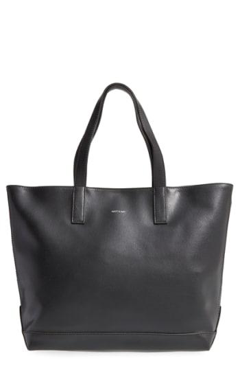 Matt & Nat 'schlepp' Faux Leather Tote - Black