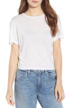 Women's Hudson Jeans Ruched Back Tee - White