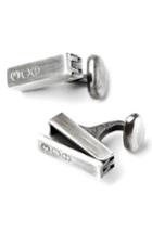 Men's Title Of Work Locket Cuff Links