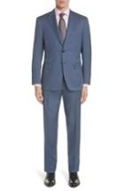 Men's Canali Classic Fit Pinstripe Wool Suit