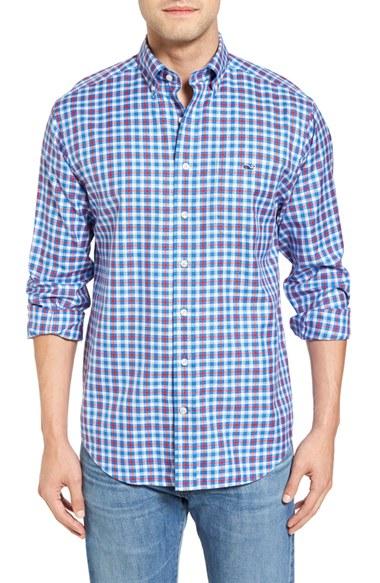 Men's Vineyard Vines Wainscott - Tucker Classic Fit Plaid Sport Shirt