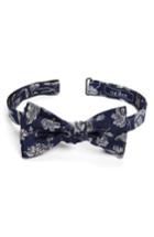 Men's The Tie Bar Floral Swell Silk Bow Tie, Size - Blue