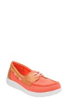 Women's Clarks Jocolin Vista Flat W - Coral