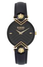 Women's Versus Versace Mabillon Leather Strap Watch, 36mm
