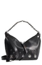 Jimmy Choo Raven Nappa Leather Shoulder Bag - Black