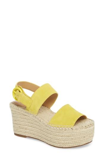 Women's Marc Fisher Ltd Renni Espadrille Platform Wedge Sandal M - Black