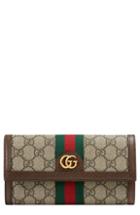 Women's Gucci Ophidia Gg Supreme Continental Wallet -