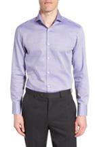 Men's Boss Sharp Fit Dress Shirt .5r - Purple