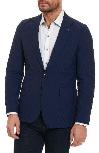 Men's Robert Graham Agoura Hills Water-repellent Sport Coat - Blue