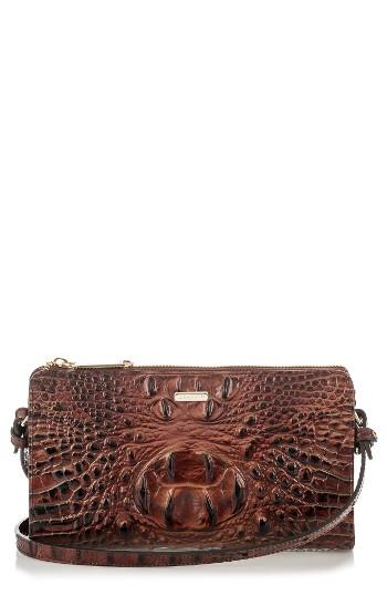 Brahmin Sienna Leather Crossbody Bag - Brown