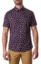 Men's 7 Diamonds Because The Night Trim Fit Stretch Sport Shirt - Blue