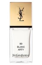 Yves Saint Laurent La Laque Couture Nail Lacquer - 80 Blanc Arty