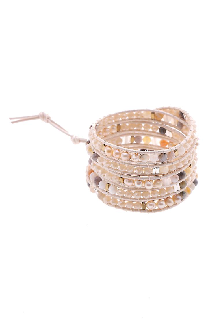 Women's Nakamol Design Mixed Bead Wrap Bracelet