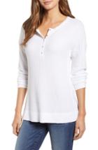 Women's Caslon Thermal Henley Top