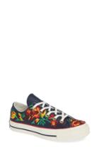 Women's Converse Chuck Taylor All Star Parkway Floral 70 Low Top Sneaker .5 M - Blue