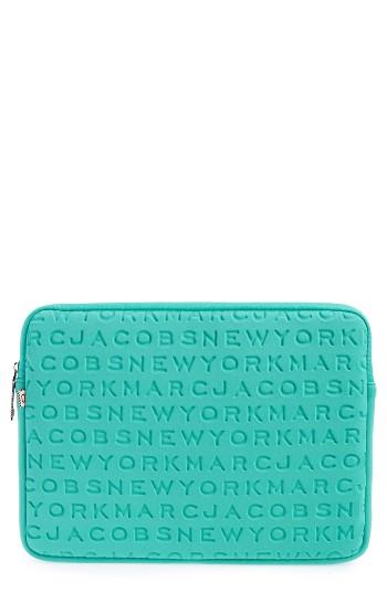 Marc Jacobs Logo Neoprene 13-inch Computer Case - Green