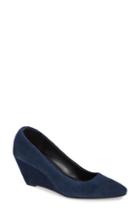 Women's Donald Pliner Jeri Wedge Pump .5 M - Blue