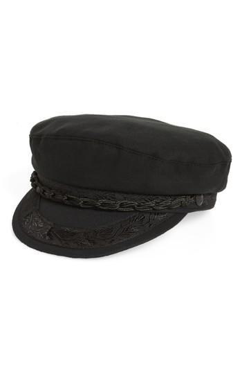 Women's Brooklyn Hat Co Cotton Baker Boy Hat - Black