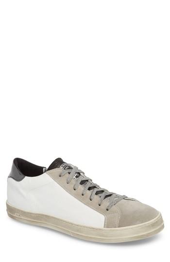 Men's P448 John Mix Low Top Sneaker -7.5us / 40eu - White