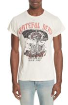 Men's Madeworn Grateful Dead Skeleton Graphic T-shirt - White