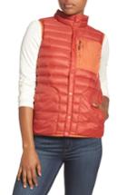 Women's Burton Evergreen Water-resistant Down Insulator Vest - Red