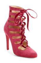 Women's Christian Louboutin Spinetita Cage Lace-up Bootie Us / 35eu - Black