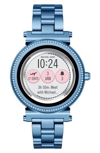 Women's Michael Kors Access Sofie Touchscreen Bracelet Smart Watch, 42mm