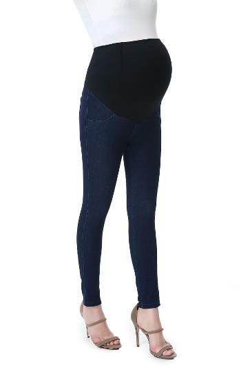 Women's Kimi & Kai Lenora Maternity Leggings - Blue